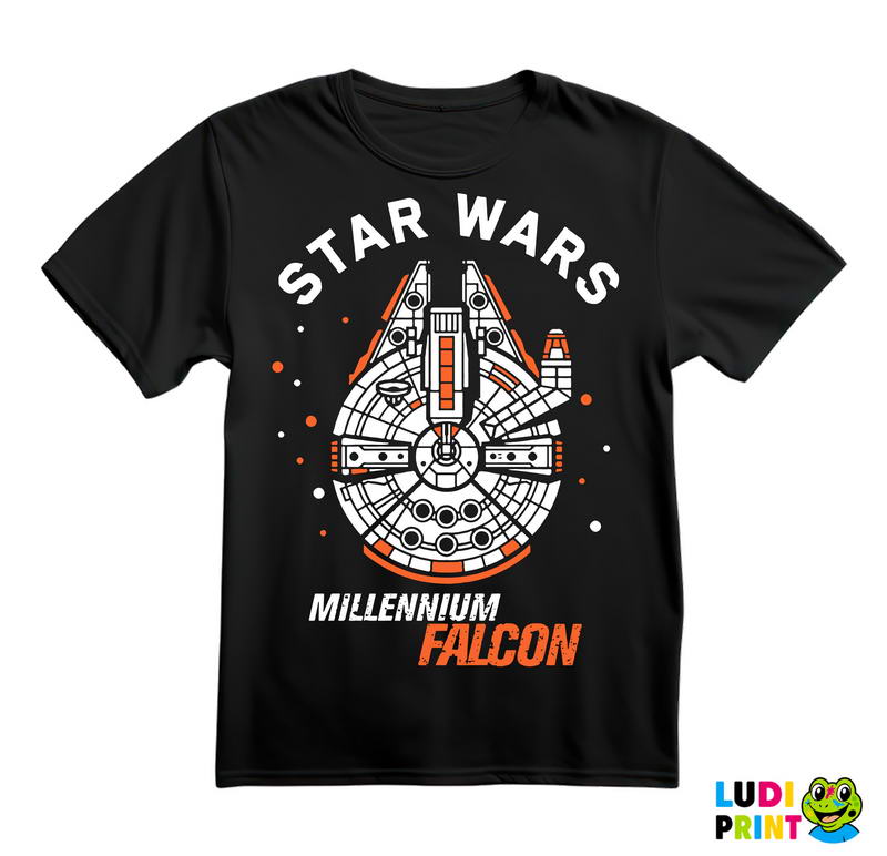 Millennium Falcon - Orange - Star Wars - Majica