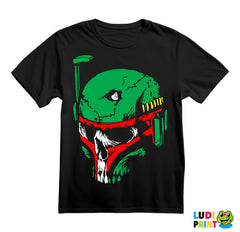 Boba Fett - Green Skull - Star Wars - Majica