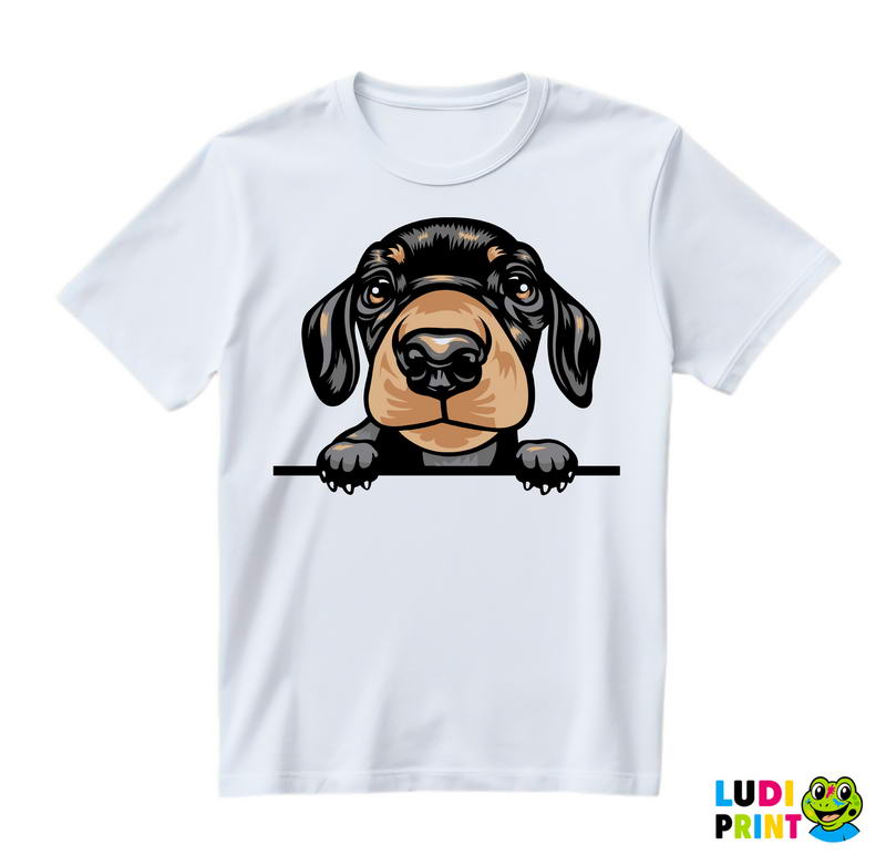 The Entire Dog Population Is My Best Friend - Puppy Dachshund Dog - Pas - Psi - Majica