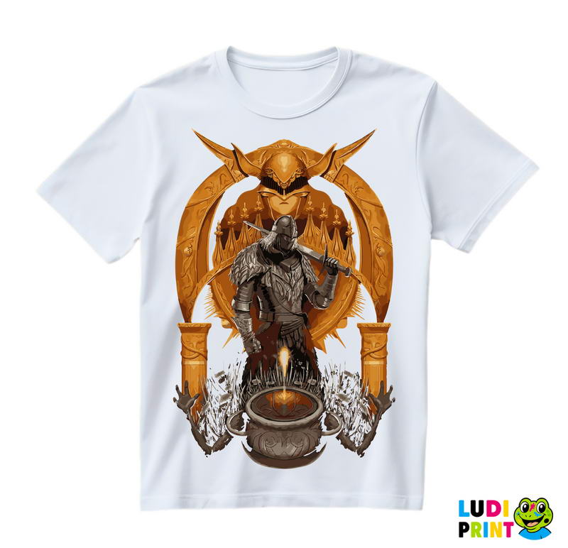 Malenia And Knight - Golden - Elden Ring - Majica