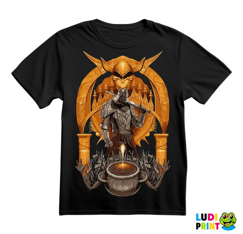 Malenia And Knight - Golden - Elden Ring - Majica