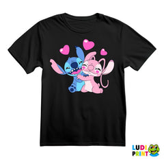 Stitch And Angel In Love - Crtani Filmovi - Majica