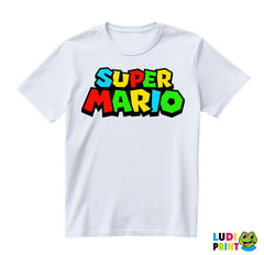 Super Mario - Logo - Game - Majica