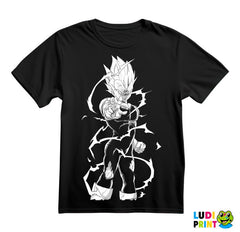 Vegeta - Grey Lines - Goku - Dragon Ball - Majica