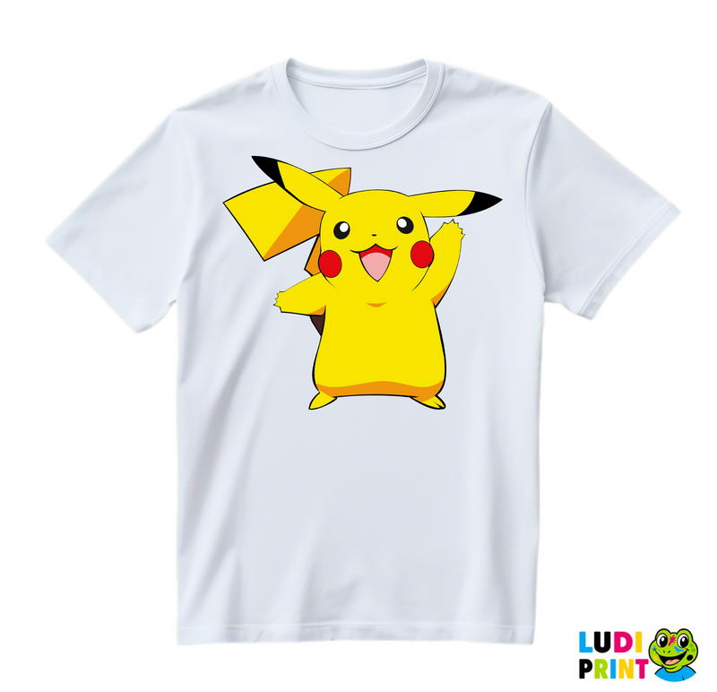 Pikachu - Pikaču se smeje - Pokemon - Majica