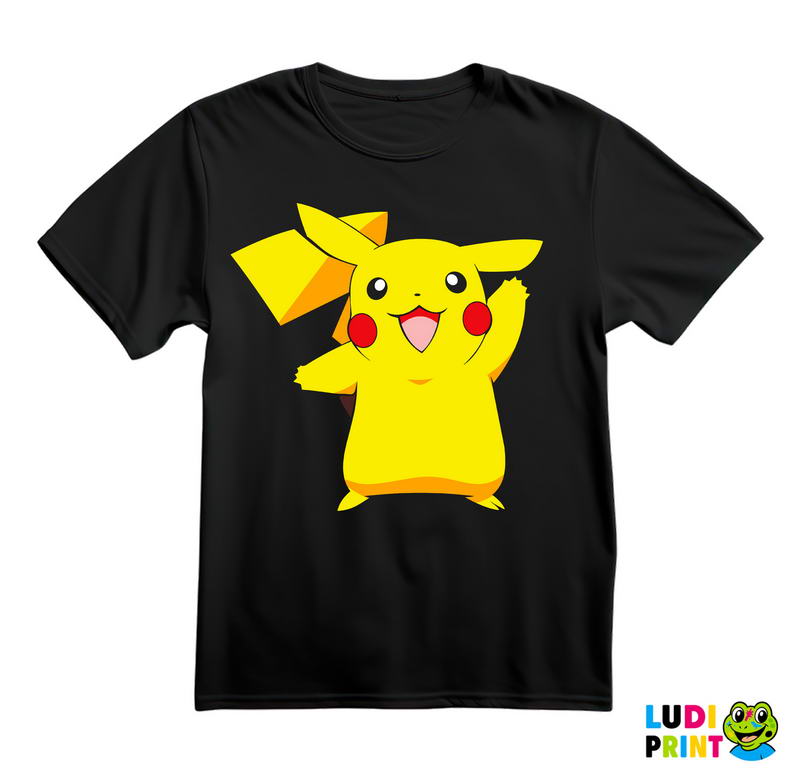 Pikachu - Pikaču se smeje - Pokemon - Majica
