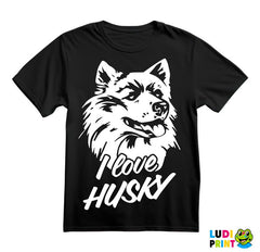 I Love Hasky - Pas - Dog - Majica