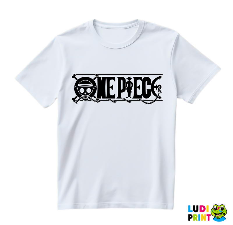 White Logo - One Piece - Majica