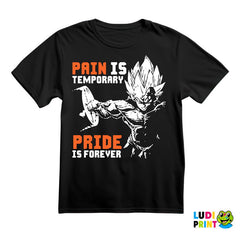 Pain Is Temporary Pride Is Forever - Orange - Goku - Dragon Ball - Majica