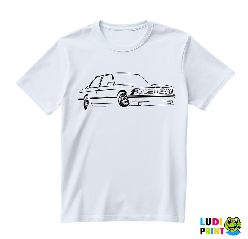 Car Silhouette - BMW - Kola - Auto - Majica