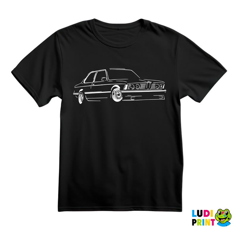 Car Silhouette - BMW - Kola - Auto - Majica