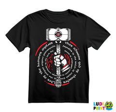 Thor Odison God Of Thunder Wielder Of The Hammer Mjolnir - Red - Majica