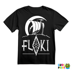 Wiking Ship Silhouette - Floki - Vikings - Majica