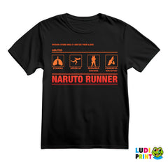 Runner - Abilites Symbols - Naruto - Majica