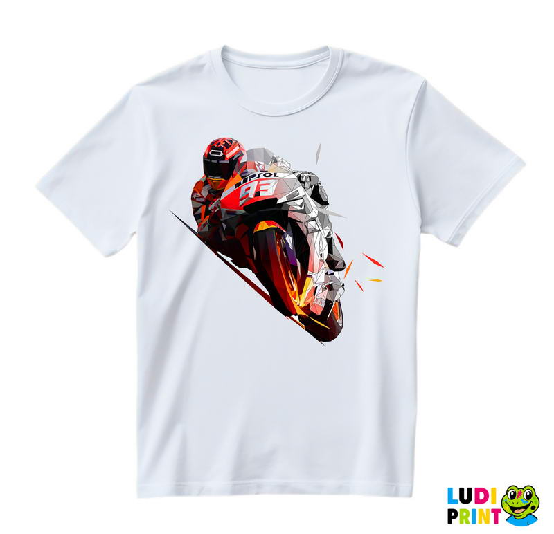 Marquez On A Bike - 93 - MotoGP - Sport - Majica