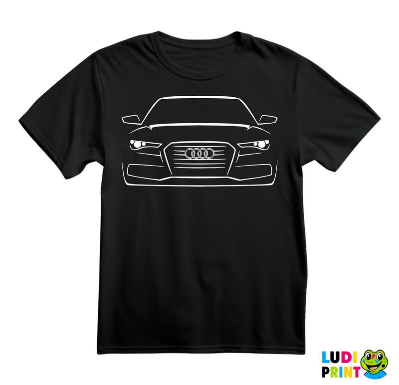 Audi - Outline - Kola - Auto - Majica