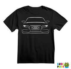 Audi - Outline - Kola - Auto - Majica