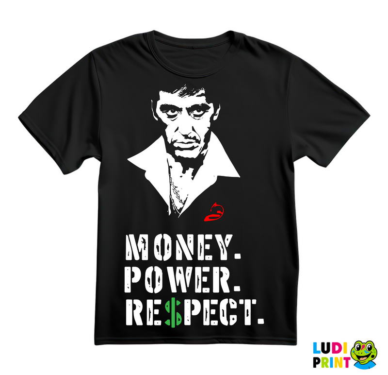 Money. Power. Respect - Scarface - Majica