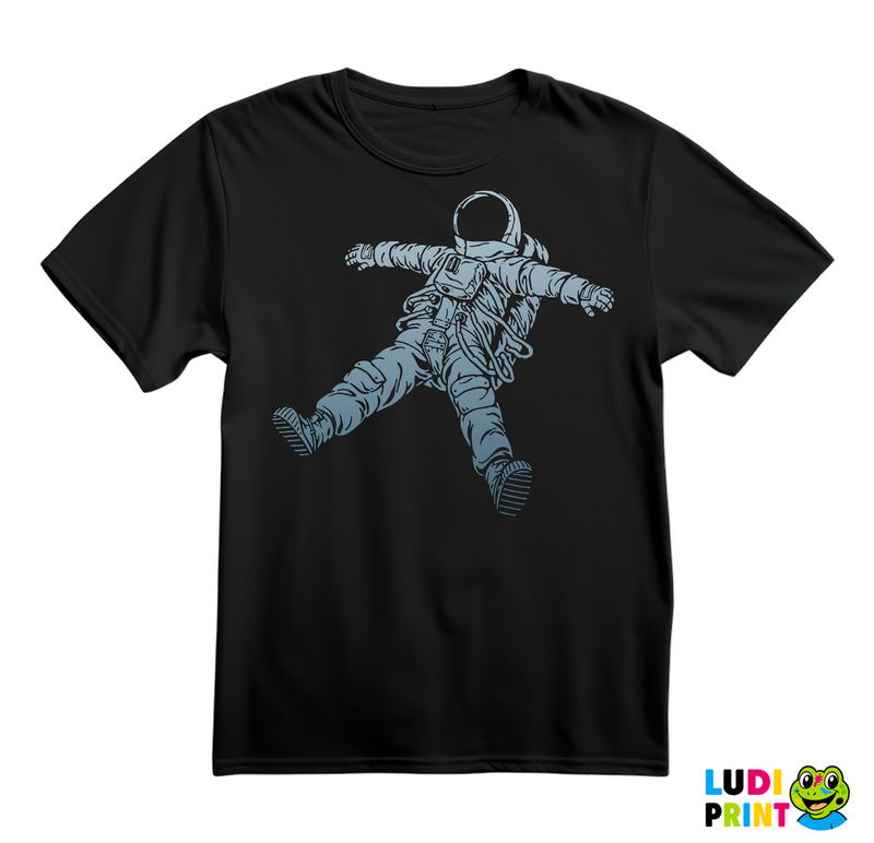 A Floating Astronaut - Silhouette - Space - Svemir - Majica