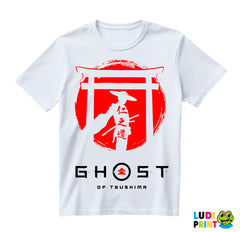 Ghost Of Thushima - Samurai Shilouette - Games - Majica