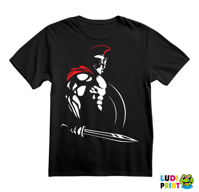 Spartan Warrior - Sword And Shield - Trening - Majica