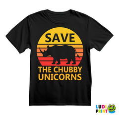 Save The Chubby Unicorns - Colors - Humor - Majica