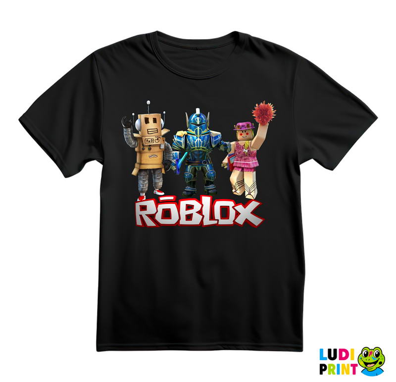 Mr Robot, Blue Paladin And Boho Girl - Roblox - Majica