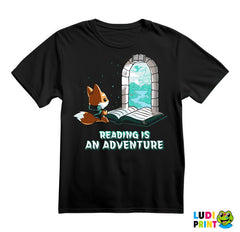 Reading Is An Adventure - Books - Čitanje - Knjige - Majica