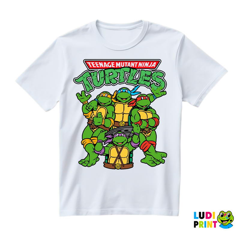 Nindža Kornjače Logo - Crtani filmovi - Majica