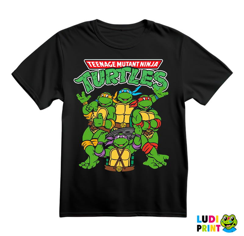 Nindža Kornjače Logo - Crtani filmovi - Majica