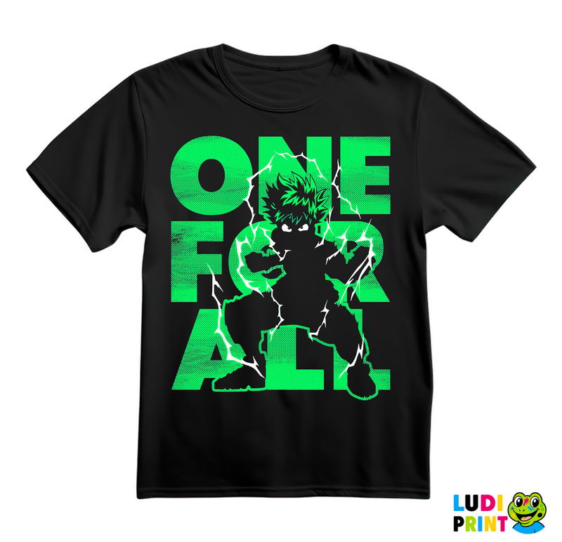 One For All Deku Silhouette - My Hero Academia - Majica